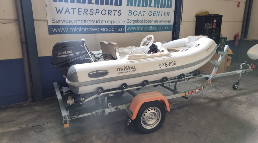 Sur Marine ST290 Luxury Tender met Yamaha F20GEPL